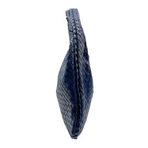 Bottega Veneta Handbag Intrecciato Leather Blue